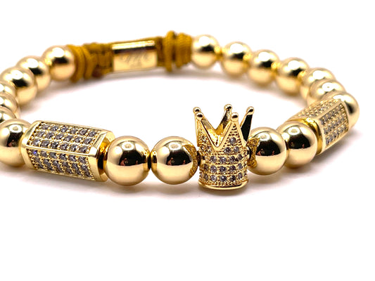 Midas Gold Crown Bracelet