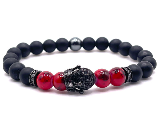 Royal Flush Black Crown Bracelet