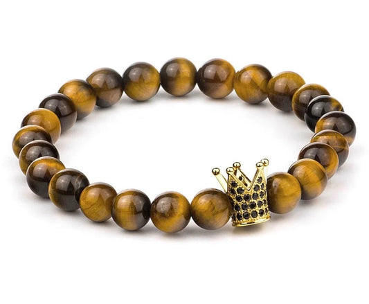 Majestic Gold Crown Bracelet