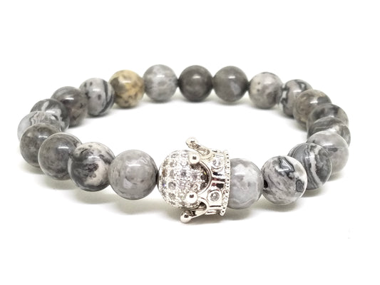 Mindset Silver Crown Bracelet