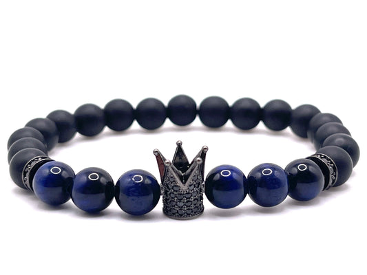 Moonlight Black Crown Bracelet